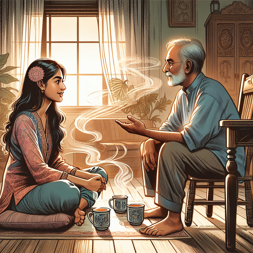 !dalle beautiful conversation