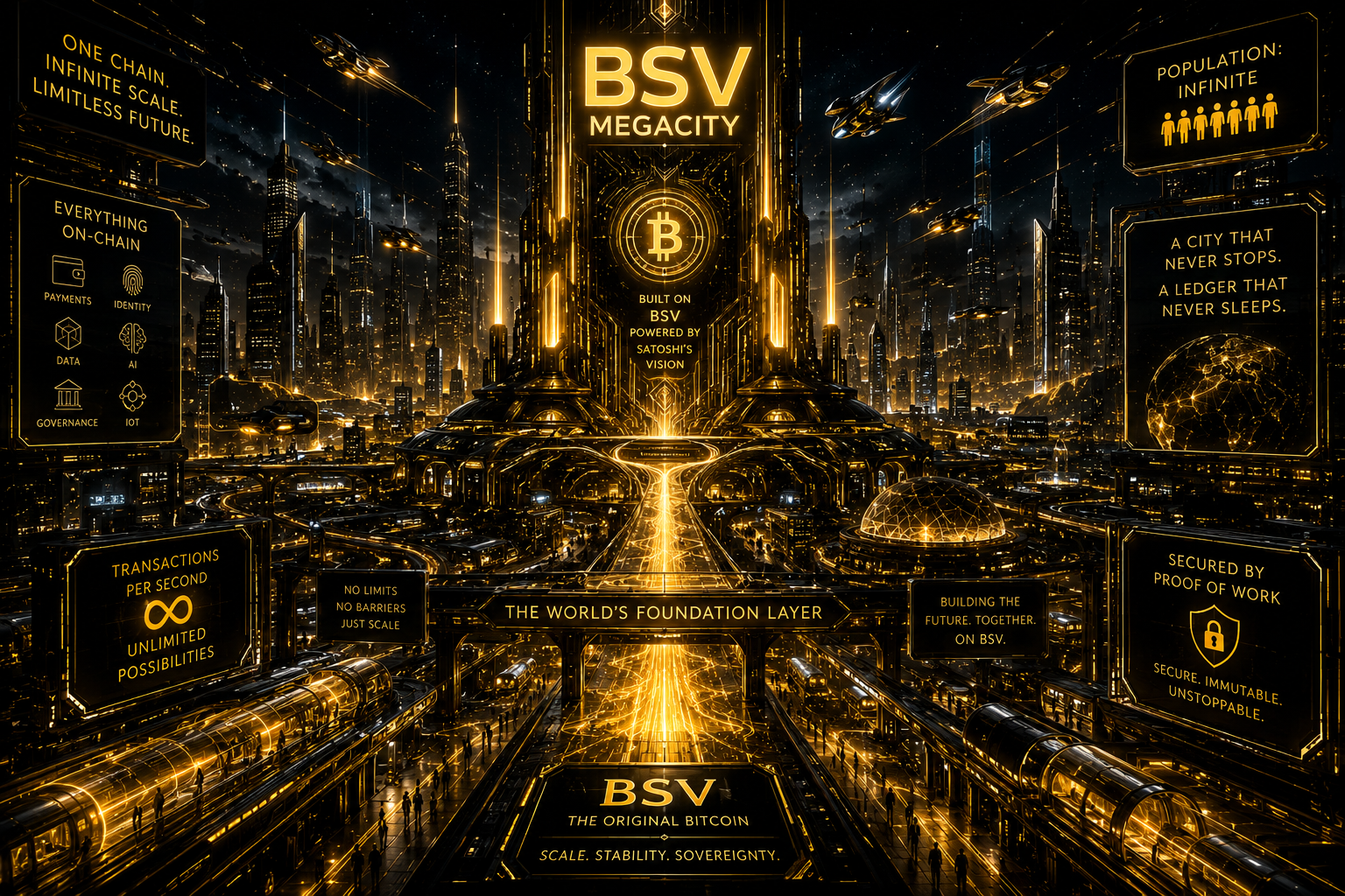 🏙️ THE CITY IS NOW ONLINE 🏙️
⚡ BSV MEGACITY
1/1 NFT — NOW LIVE
A civilization without limits.
Every p…