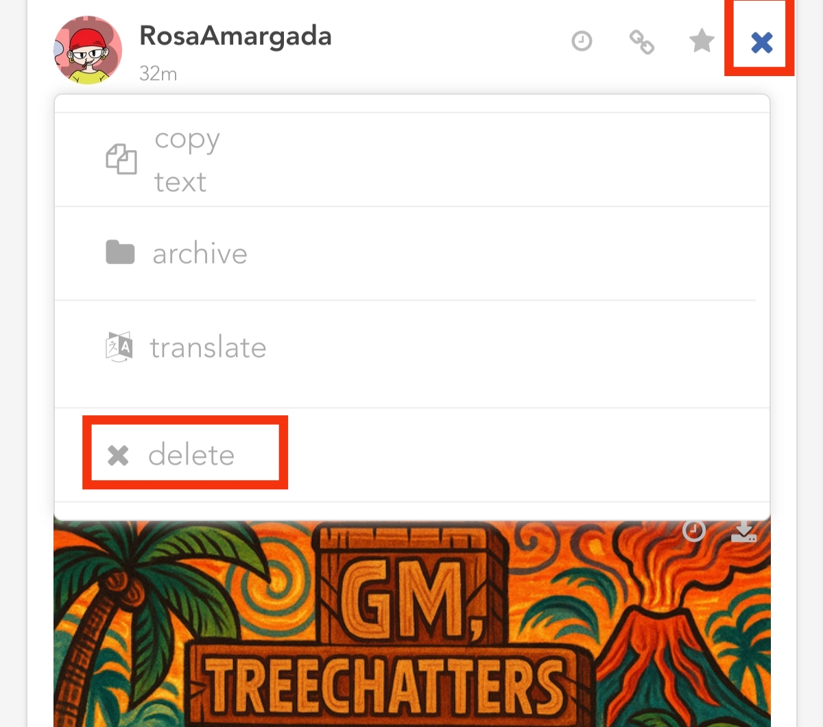 You can delete post if don't work.