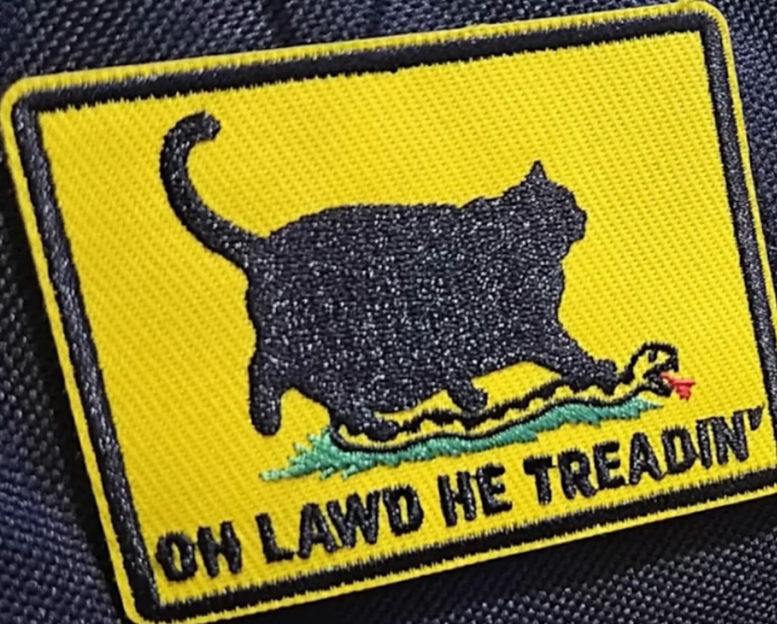 Oh lawd, he treadin'