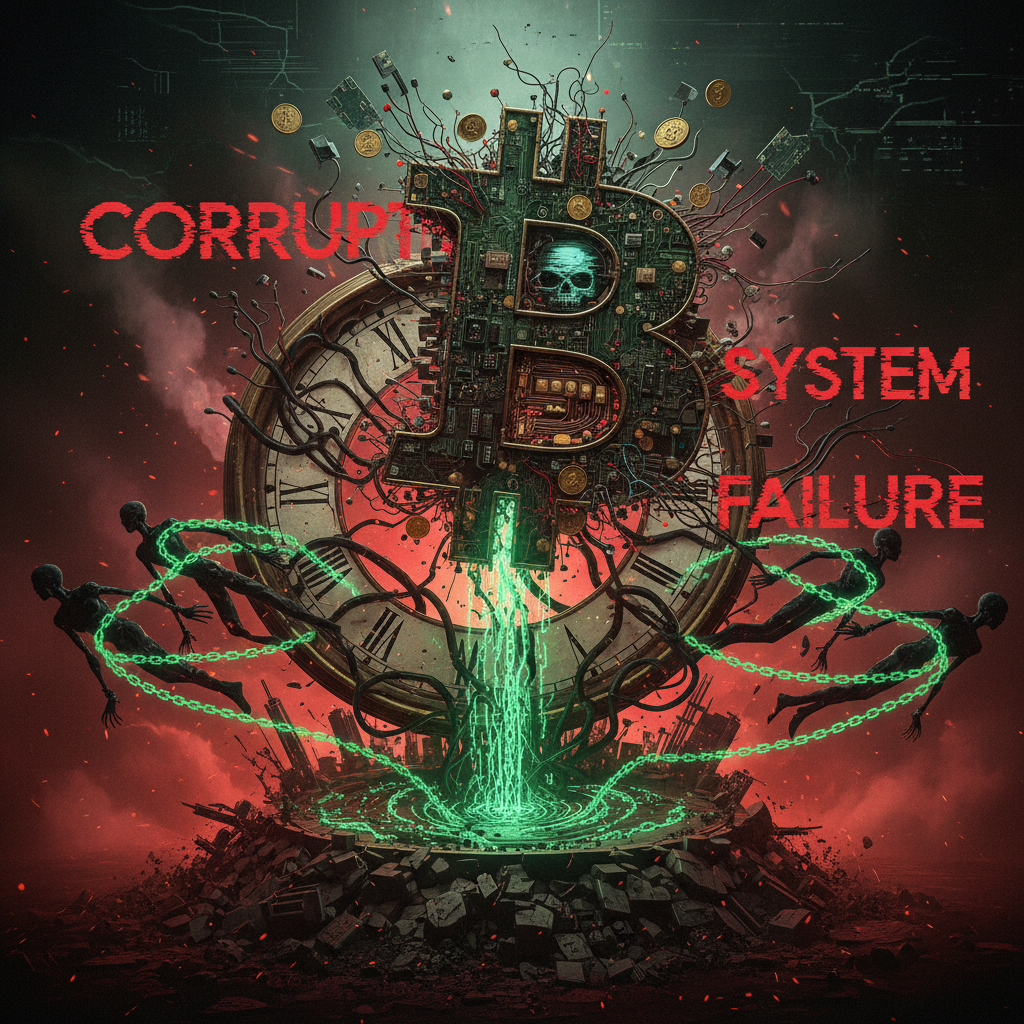 !nb scary bitcoin corruption of money and the whole system of society.