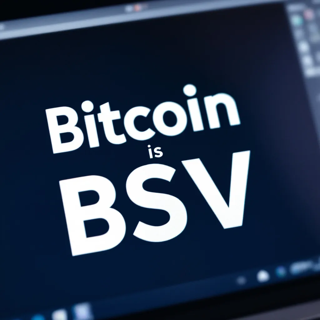Bitcoin is BSV !flux