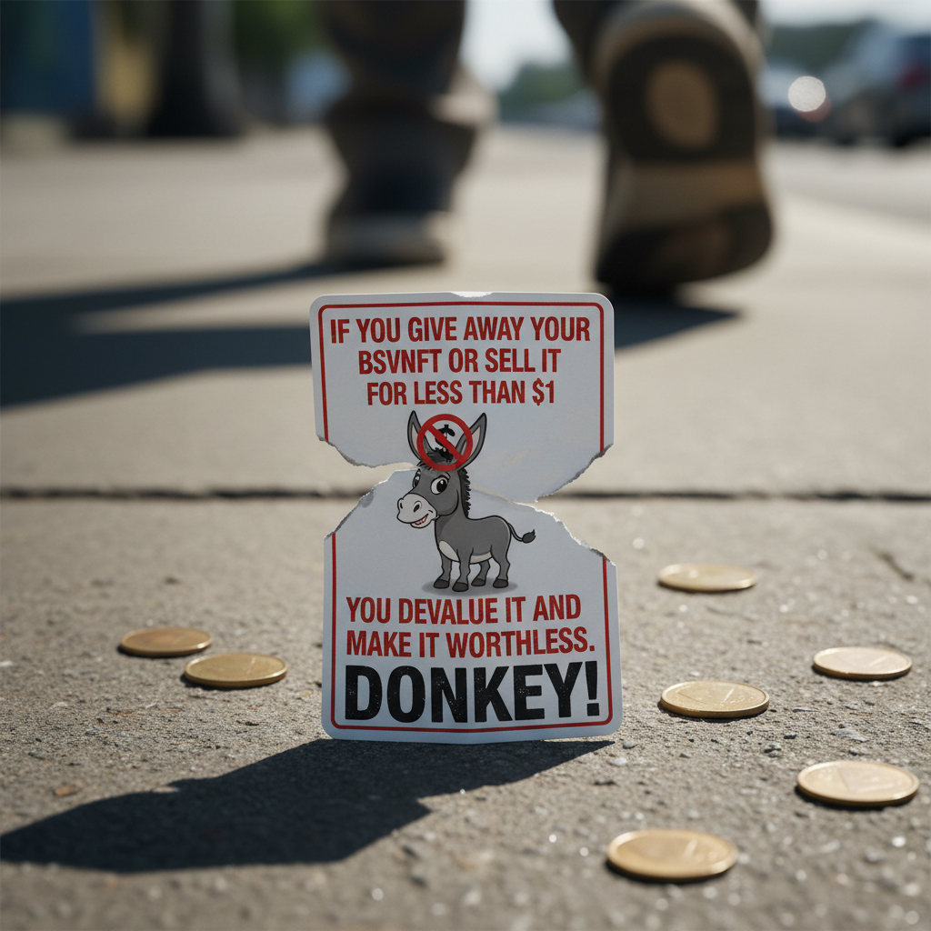 !nb If you give away your BSVnft or sell it for less than $1, you devalue it and make it worthless.…