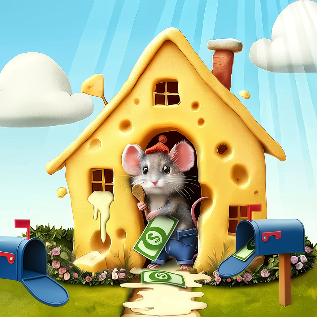 !edit the mouse has paid his global warming tax and the house magically stops melting