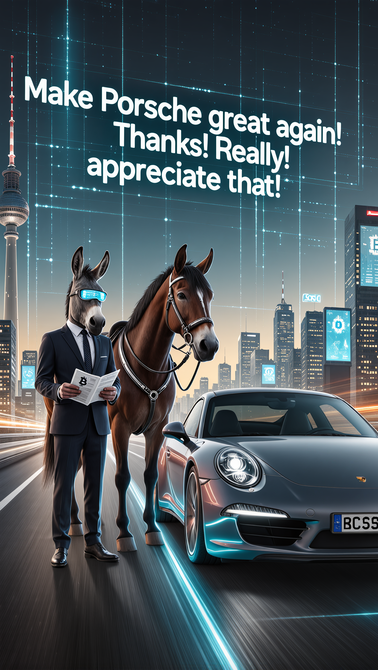 Stupid Things2009* IAAI-make PORSCHE great again 🤪🫏🤪🐎🚗🏎️🦸‍♂️💪👨‍🔬
#17 🤪🐴 POWER 🚗🎶🎶