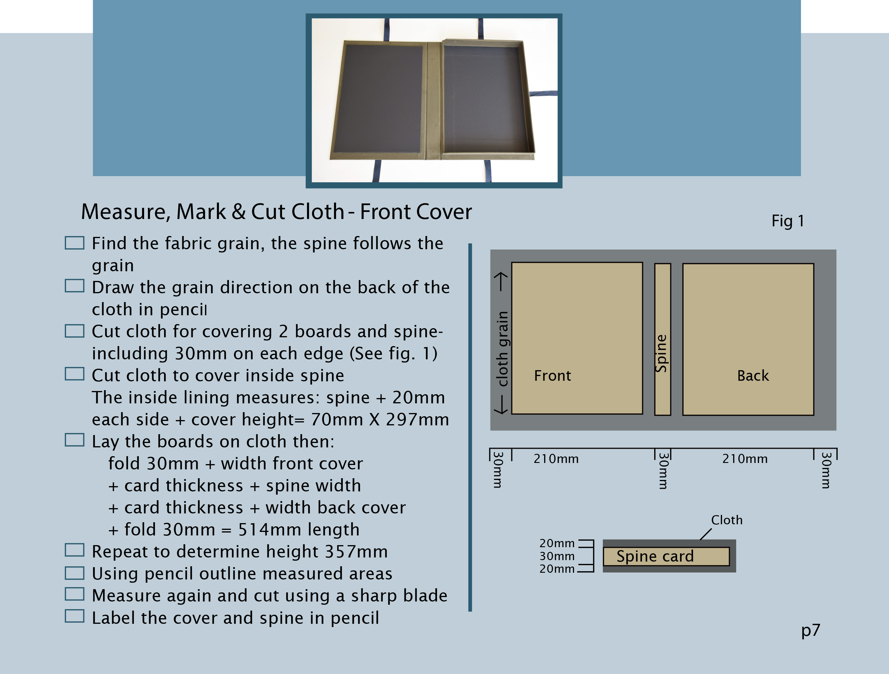 Welcome to page 7 of my eBook on How to create a Solander box. Today it's about measuring and cutti…