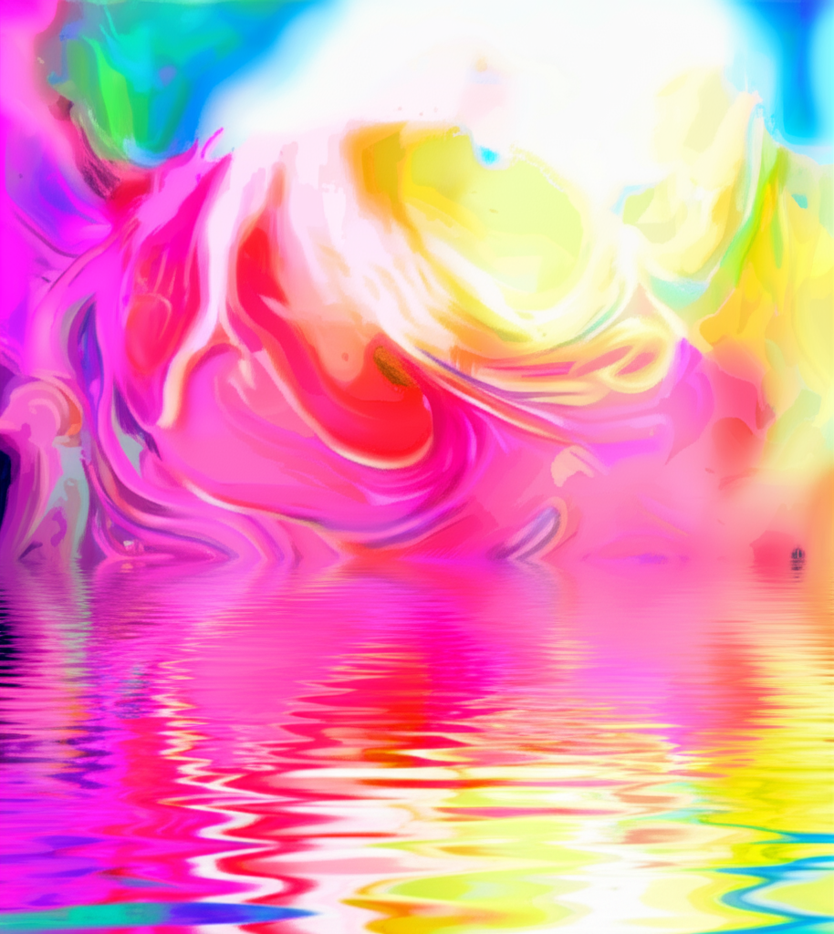 !edit make it look like it’s reflected on a pool of water.