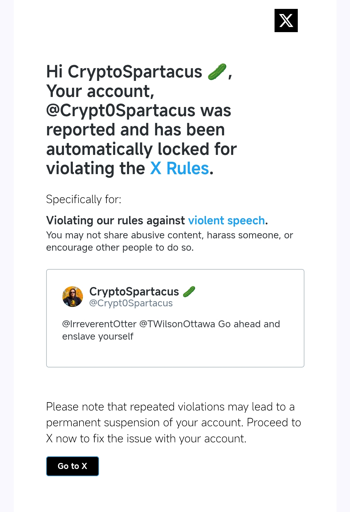 I dindu nuffin 😅