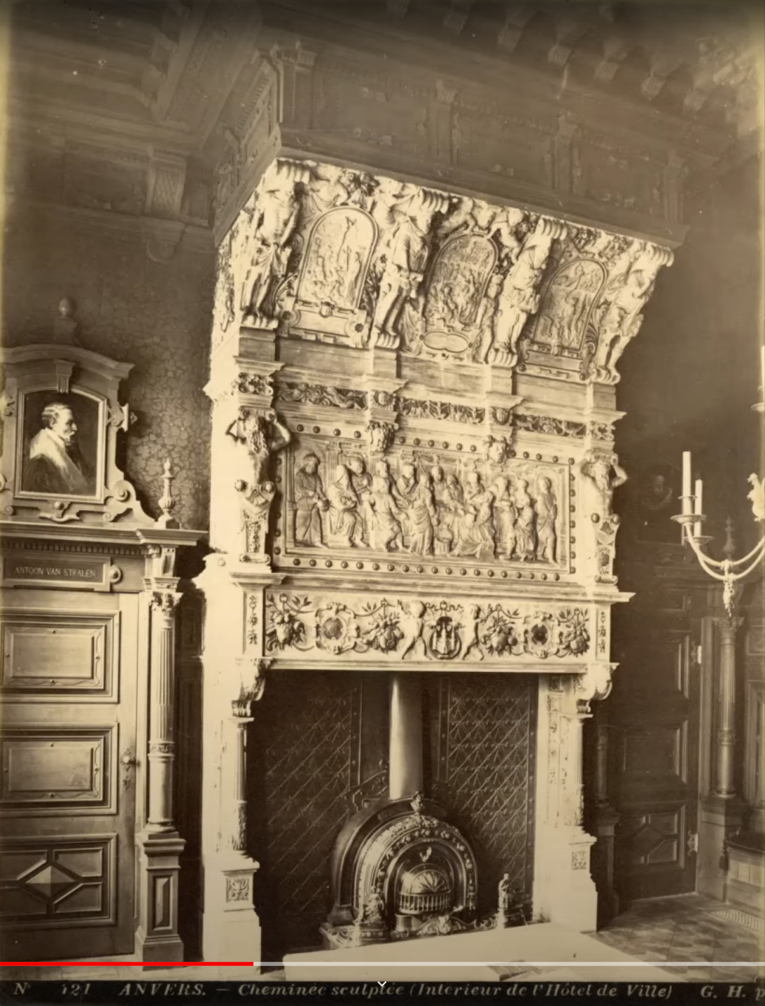 The old world fireplaces were not meant for wood burning.