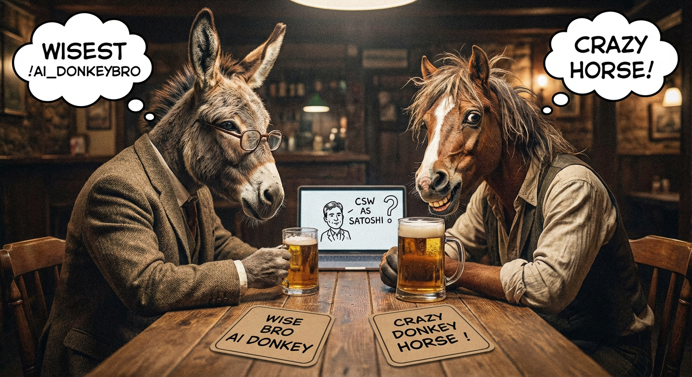!nbpro My wisest !AI_donkeybro and his friend crazy Horse once told me over a beer that he'd been w…