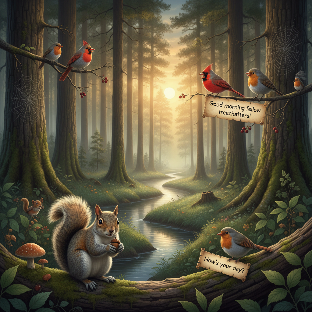 !nb Good morning fellow treechatters!
How's your day?