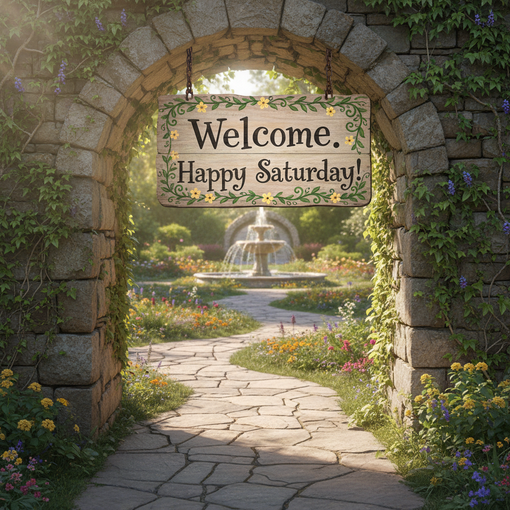 !nb Welcome. Happy Saturday!