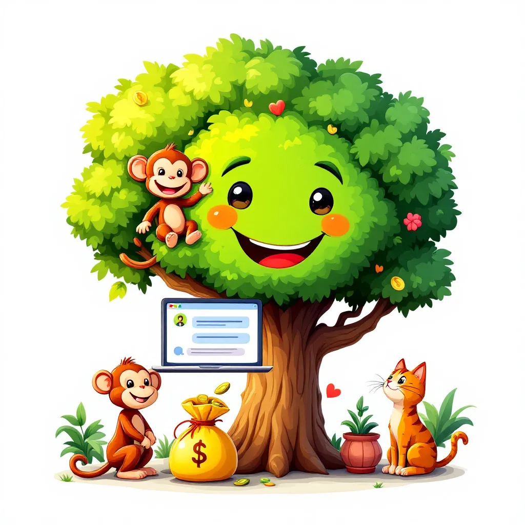 !flux Welcome to Treechat 🌳 💻 💰 🐵 😸