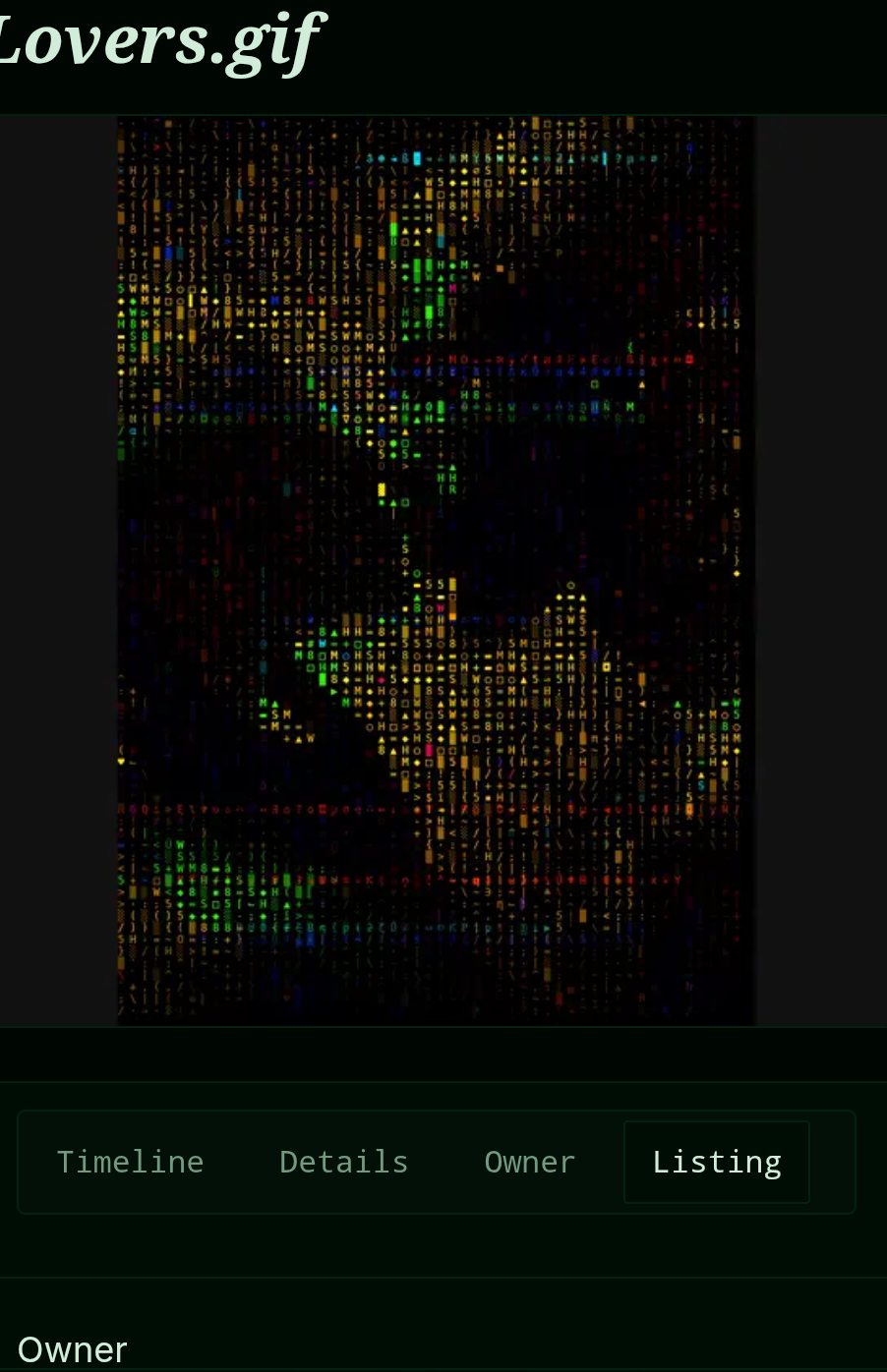 Animated with lot of colours variation, glitches and led effects.
