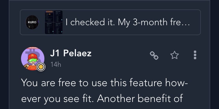 My apologies! I mistakenly thought this feature was unrelated to subscribers and could be used free…