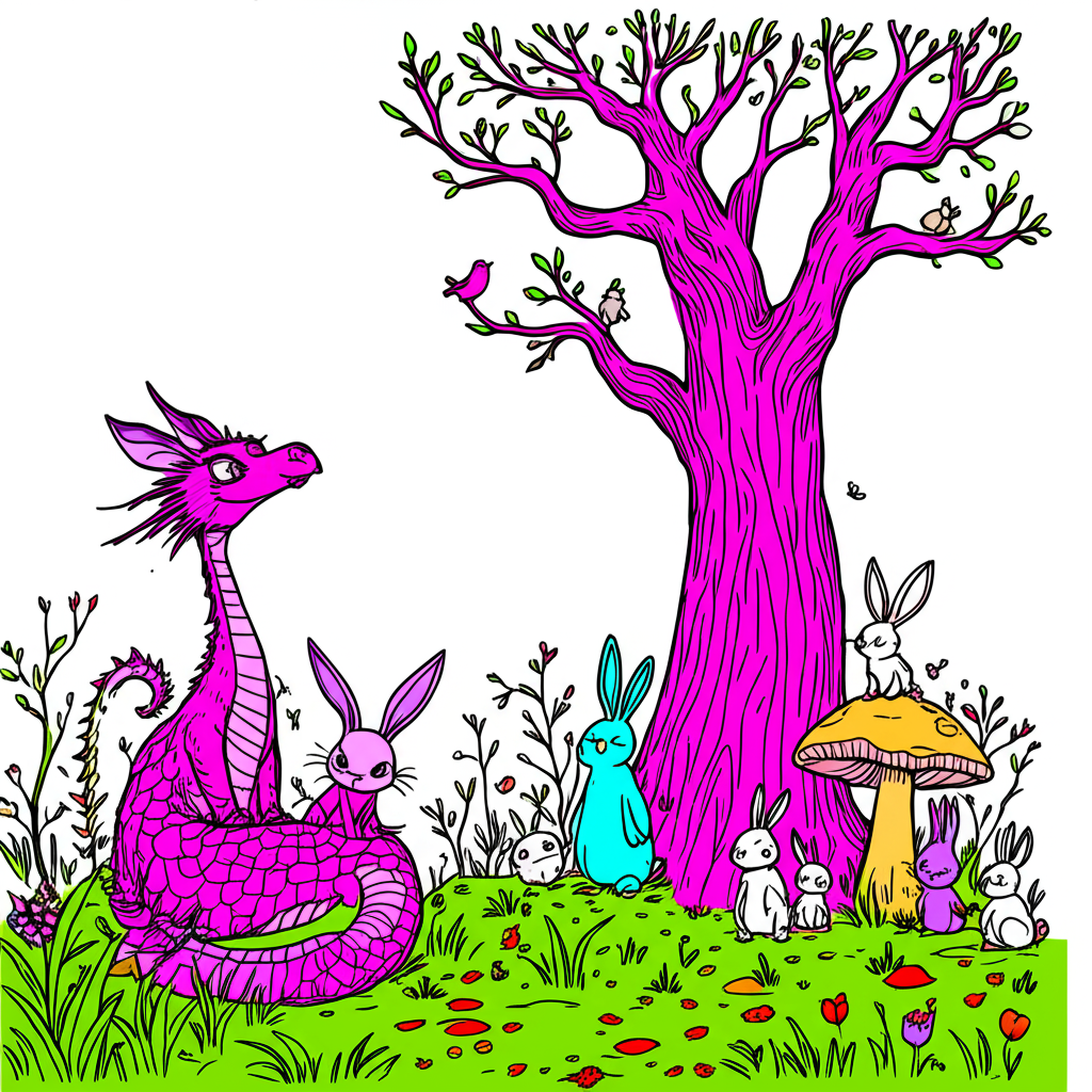 !edit color the bunnies in light blue