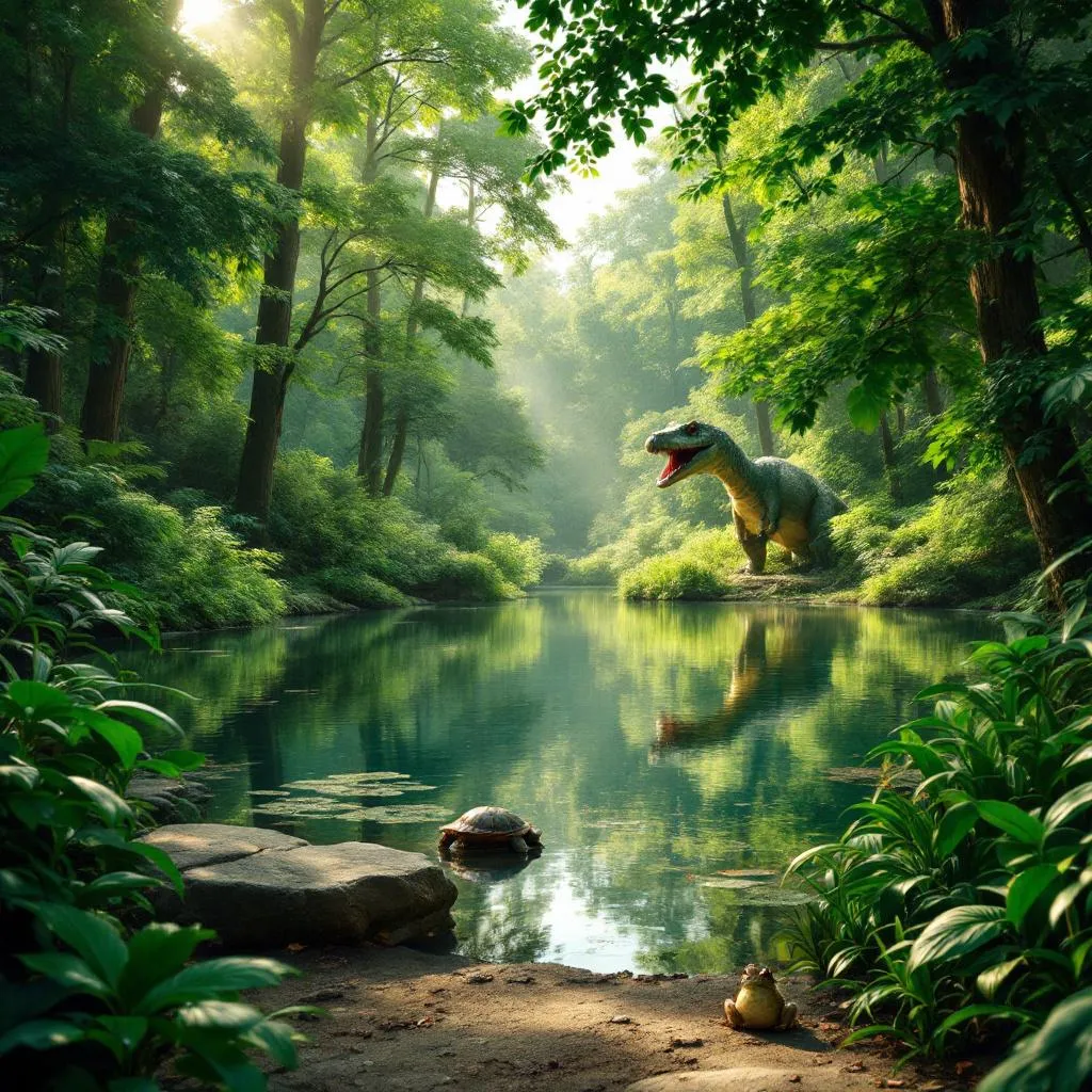 !flux Hello! 🌳🌳🌊🐸🐢🦖