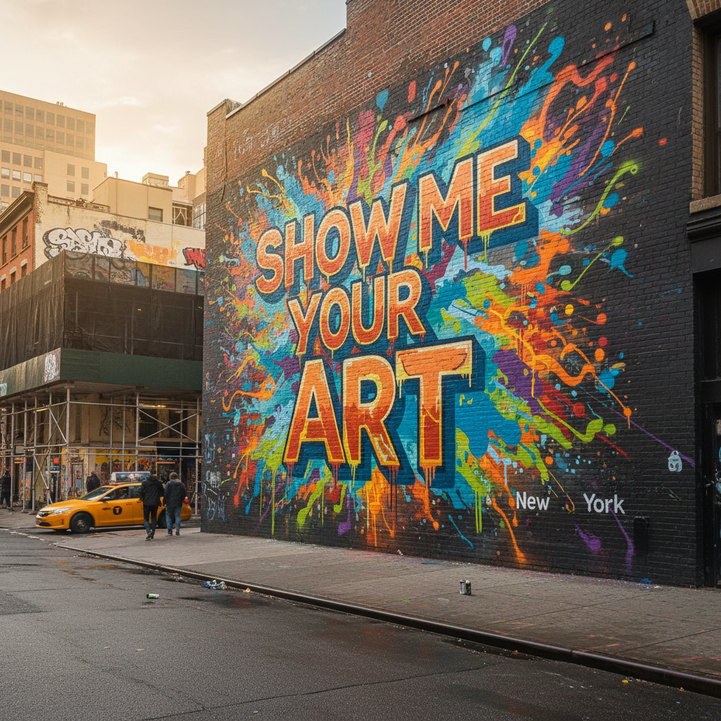 SHOW ME YOUR ART New York 
!nb