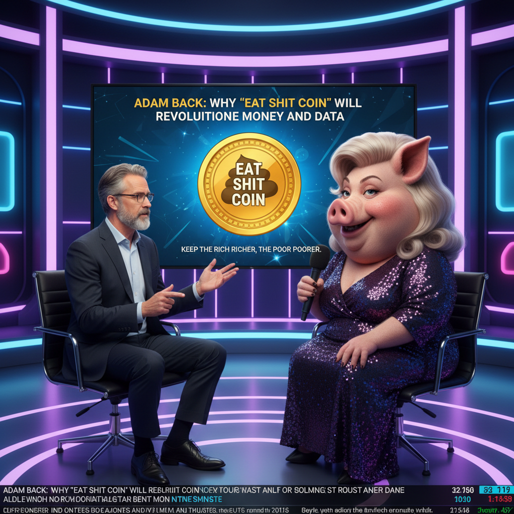 Adam Back tells all in his interview with Miss Big Pig, on why he believes Elon Musk's new Eat Shit…