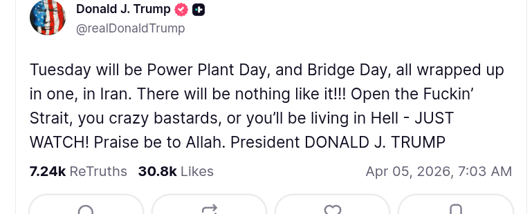 "today is power plant day"