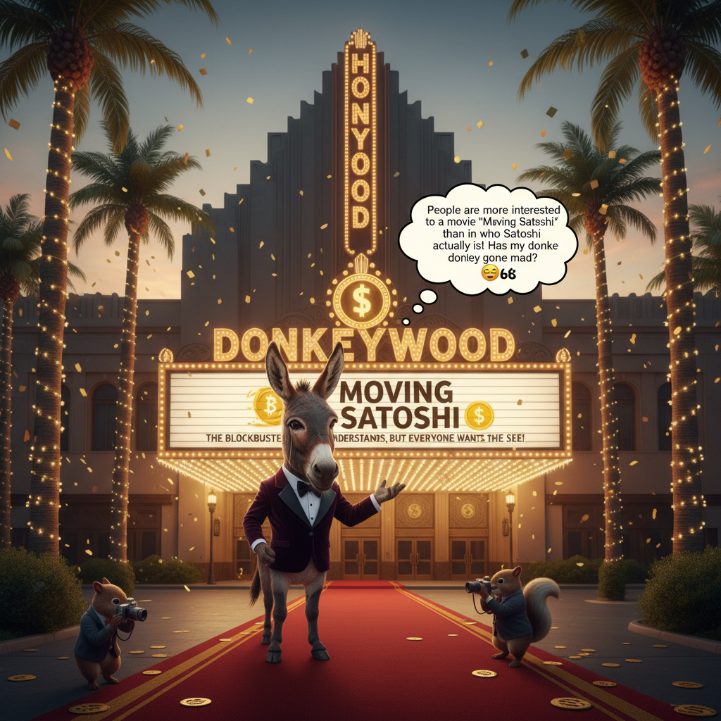 !nb My wisest donkey in DonkeyWood says: People are more interested in a movie "Moving Satoshi"🪙 th…