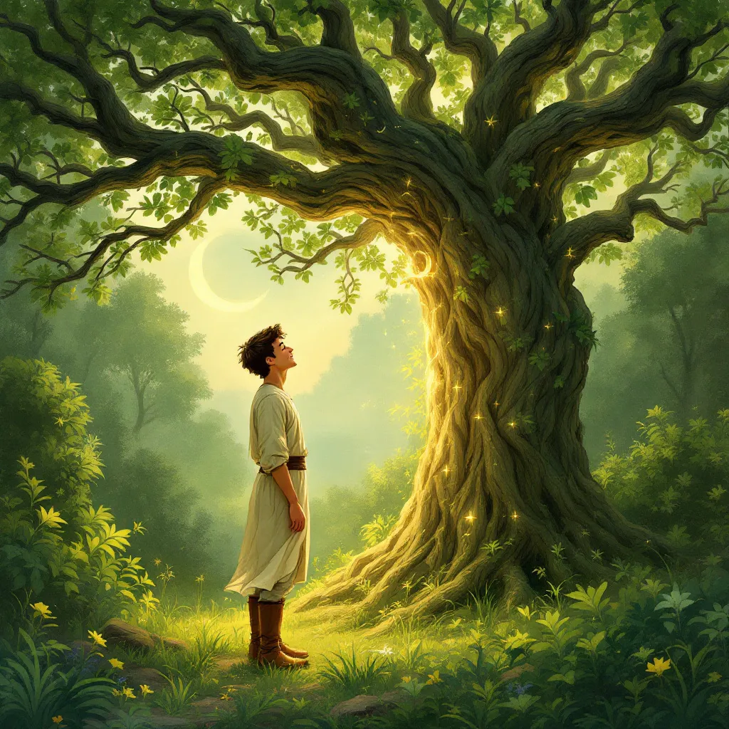 a man being chosen by the treechat life !flux
