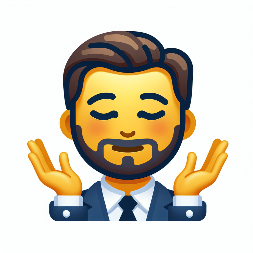 !dalle manly thank you emoji