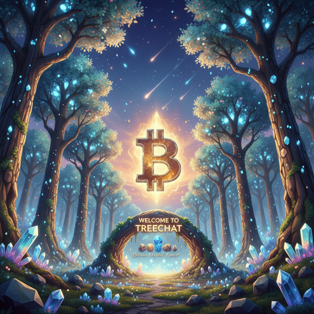 Welcome to treechat Bitcoins crystal forest.!nb