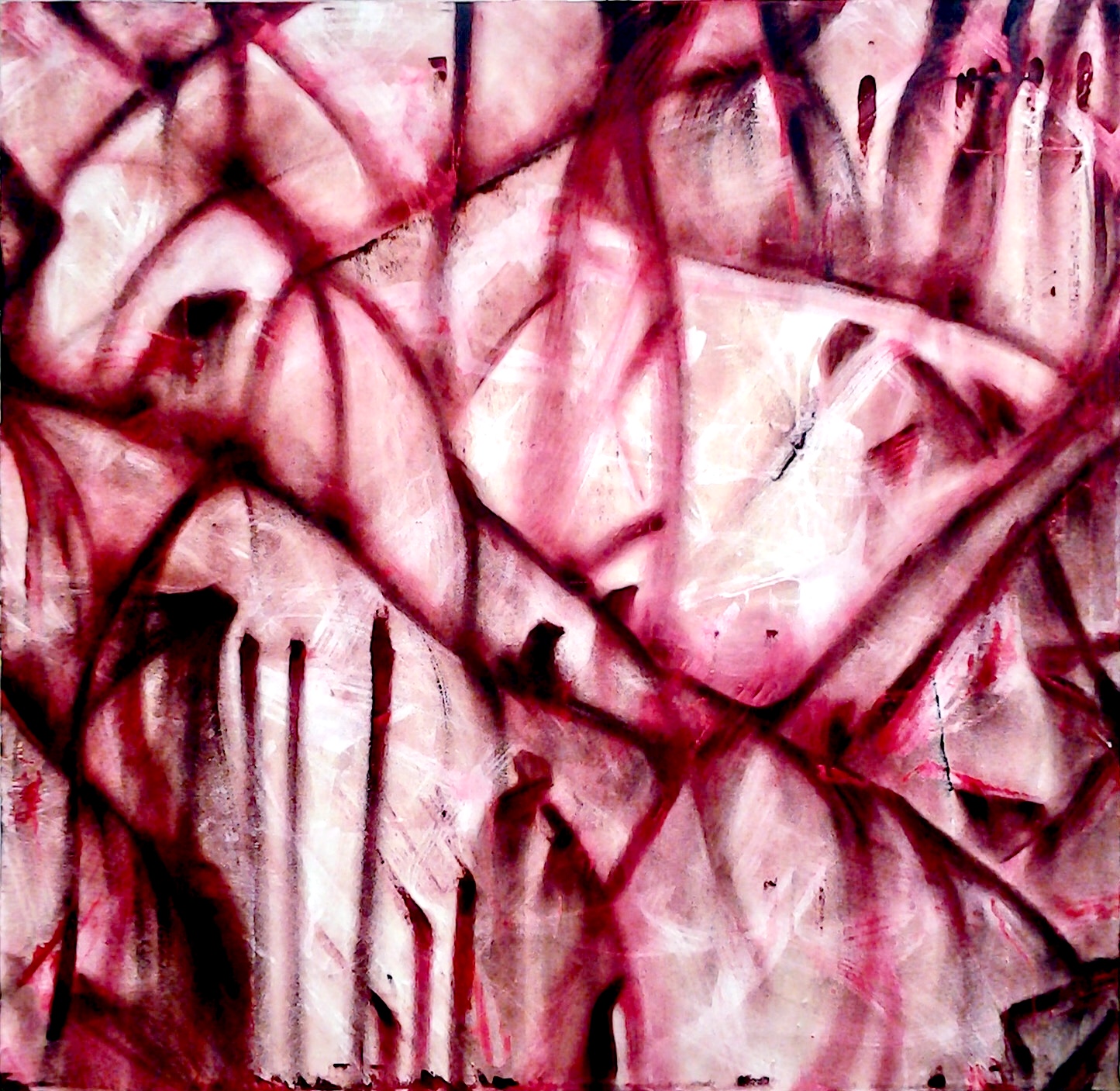 Hermitage.  ArsTruly original.  Oil on canvas.  52"x52".  Private collection.