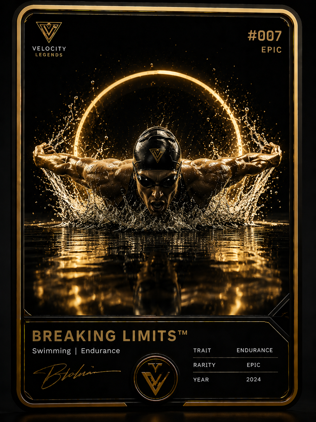 🏊 #007 — BREAKING LIMITS™ Trait: Endurance Rarity: Epic