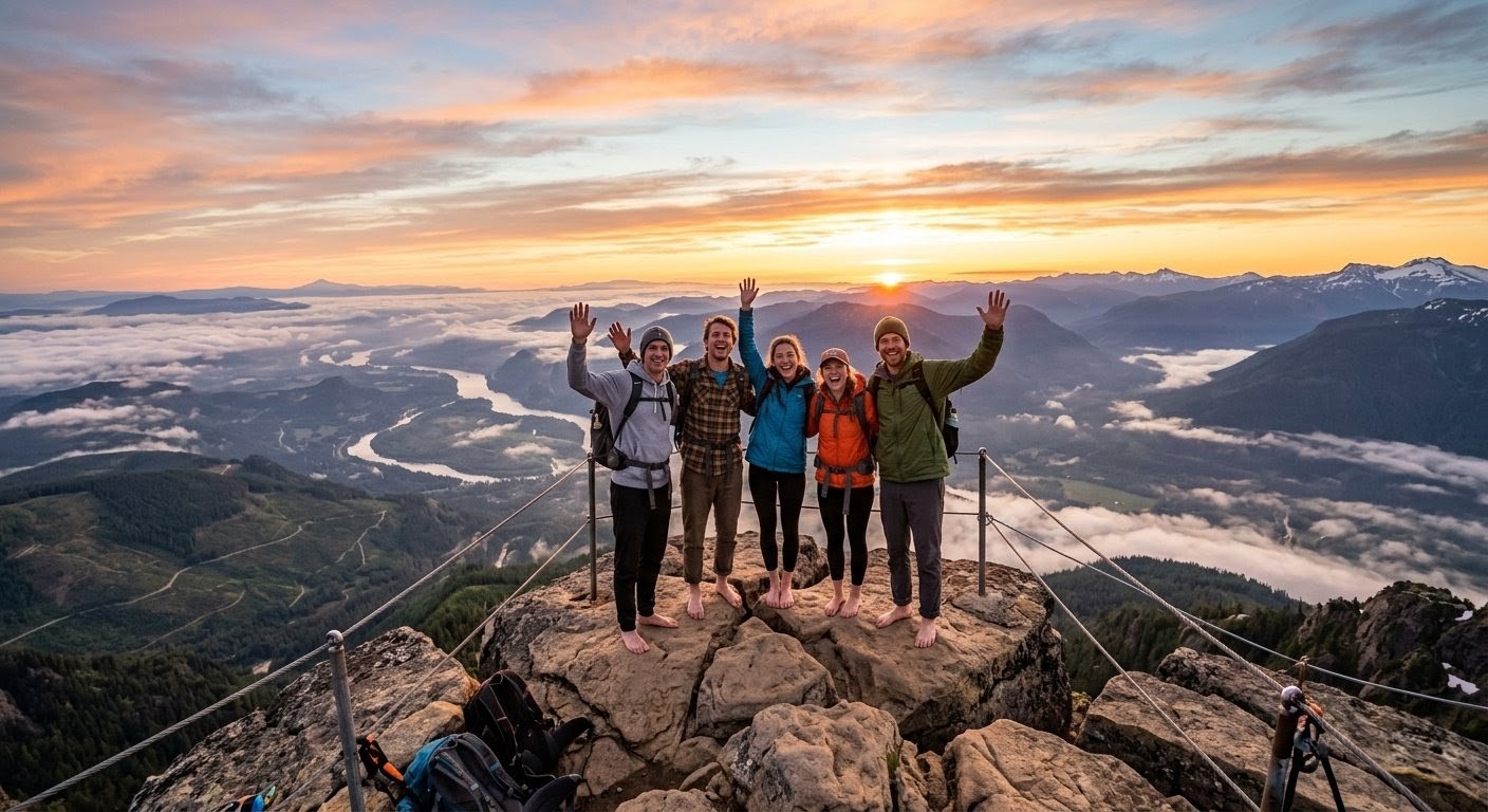 Good morning everybody from the top of the world
