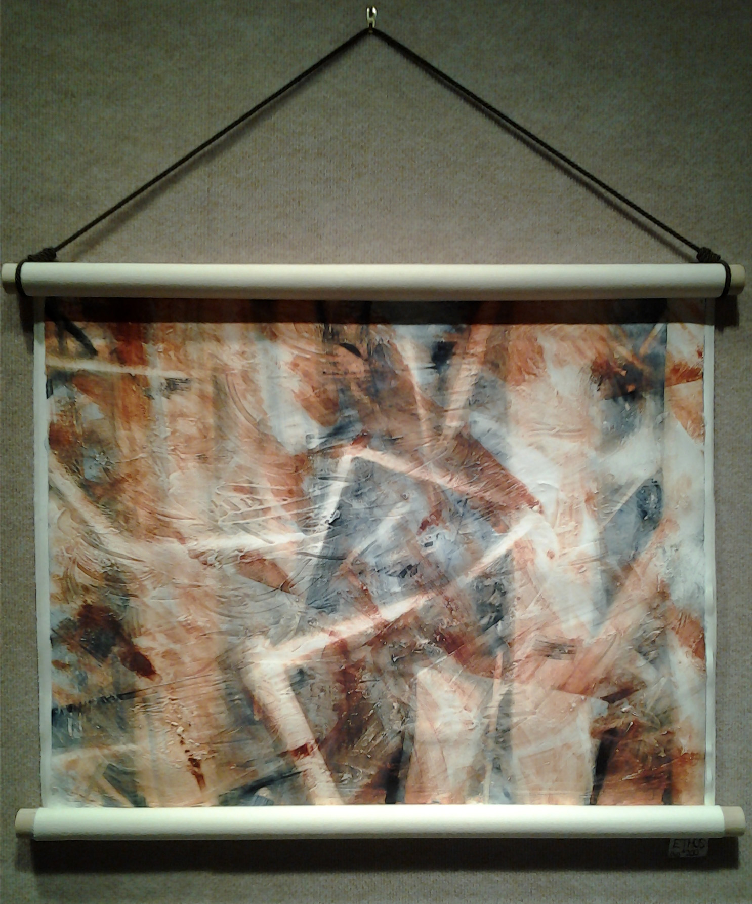 ArsTruly original.  Oil on gesso paper.  18"x24".  Private collection.