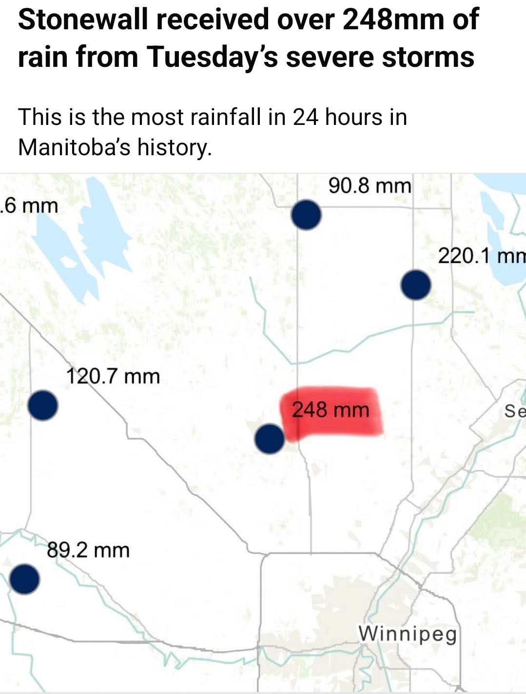 It rained 10 inches where I live, and it was over only 12 hrs. Craziest storm I've ever seen.