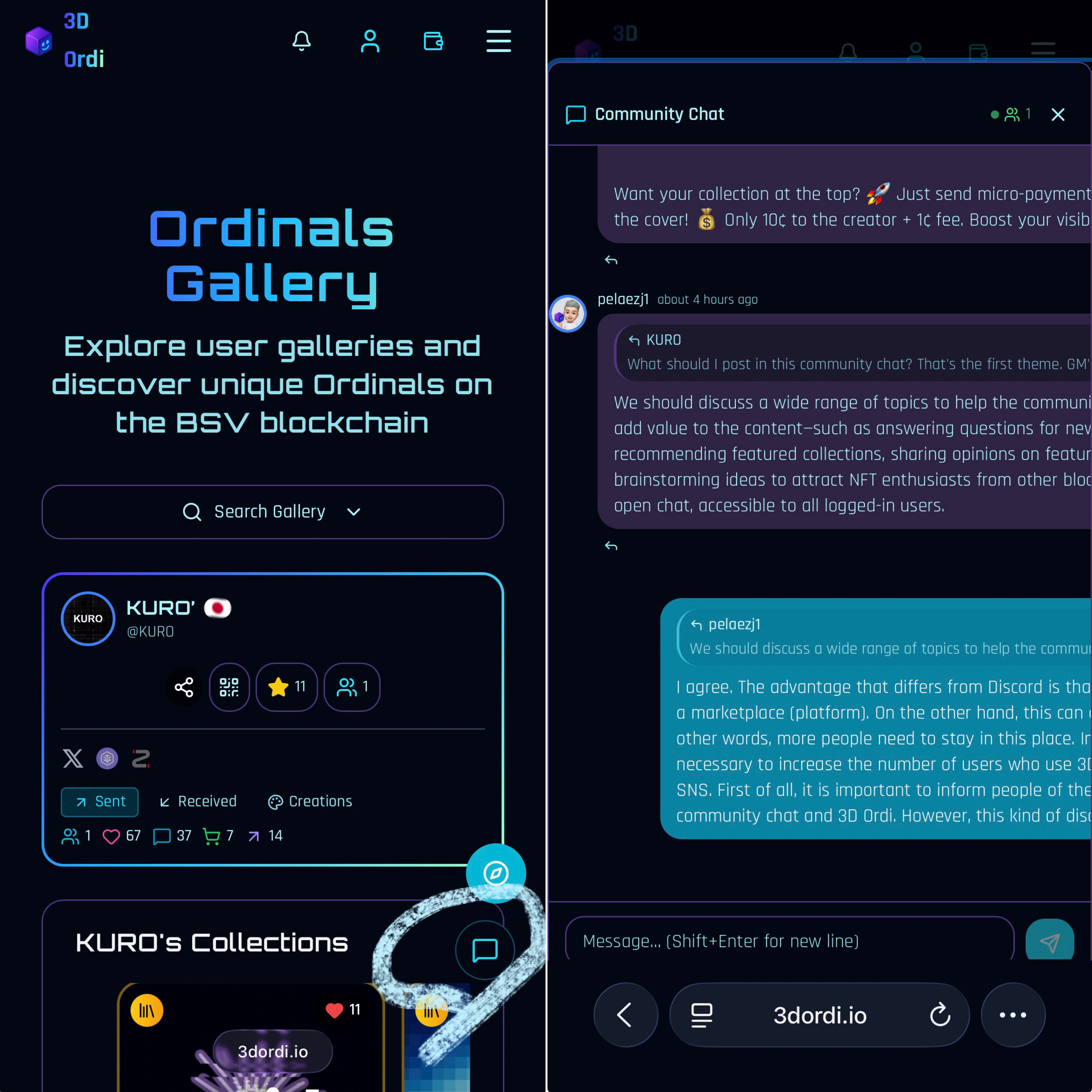 @J1Pelaez 

First of all, it may be necessary to improve the UI/UX of "community chat". I know that…
