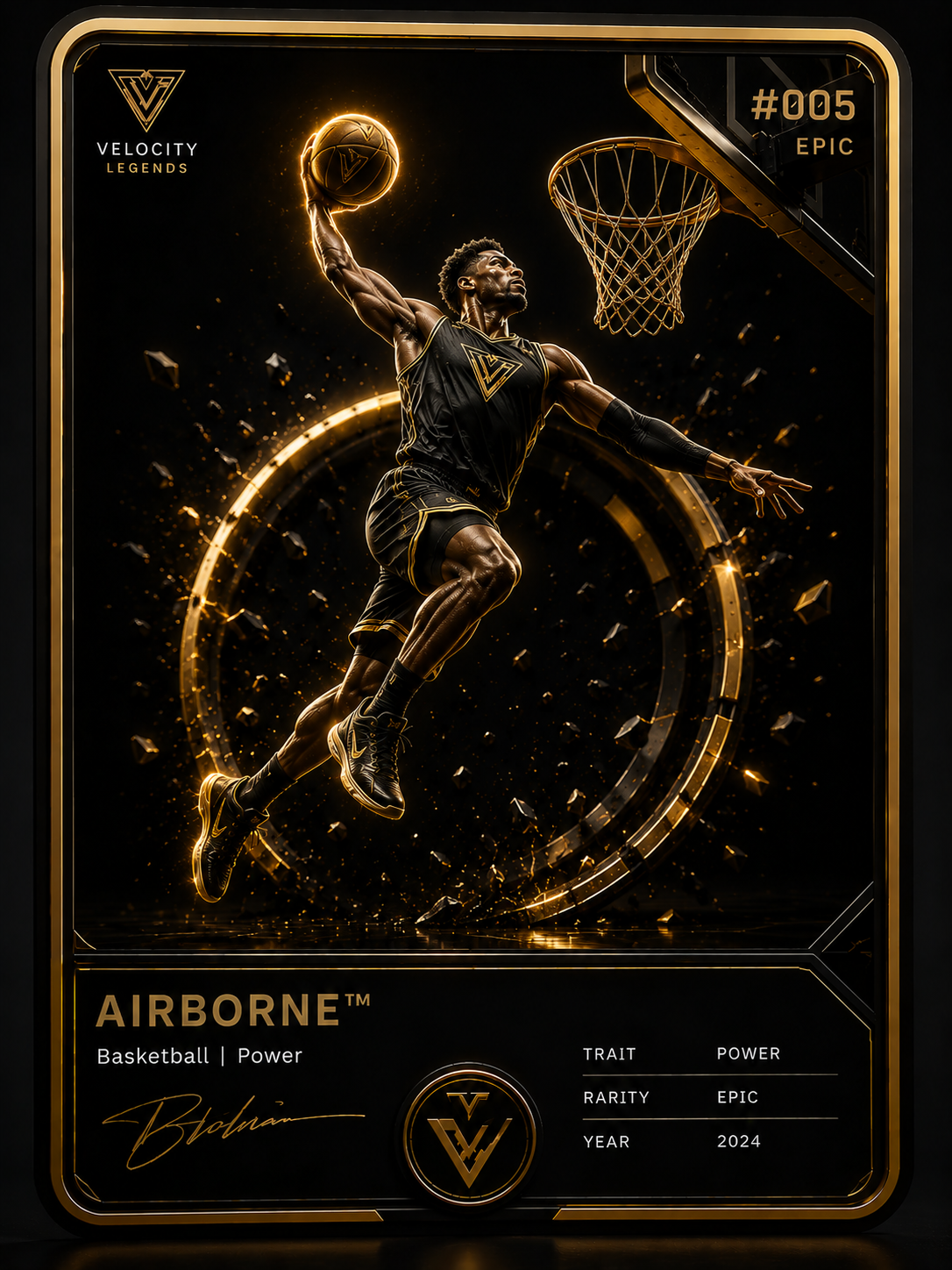 🏀 #005 — AIRBORNE™ Trait: Power Rarity: Epic