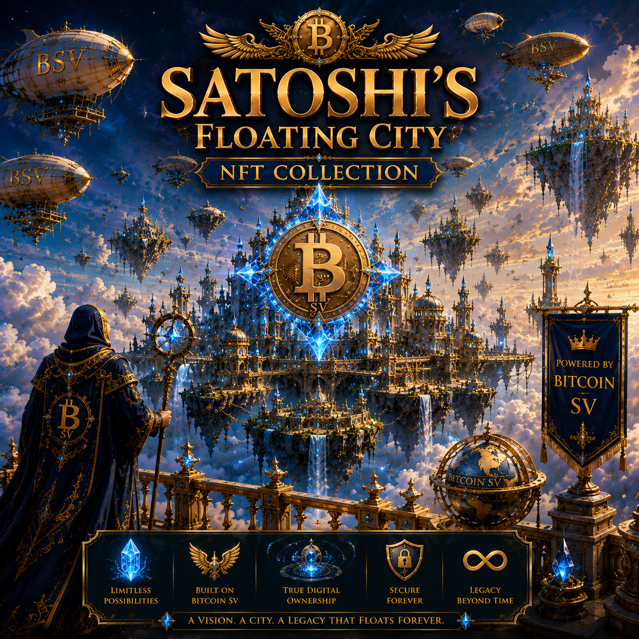 🏙️✨ SATOSHI'S FLOATING CITY NFT COLLECTION ✨🏙️
The skies are open, and the city awaits its pioneers.
…
