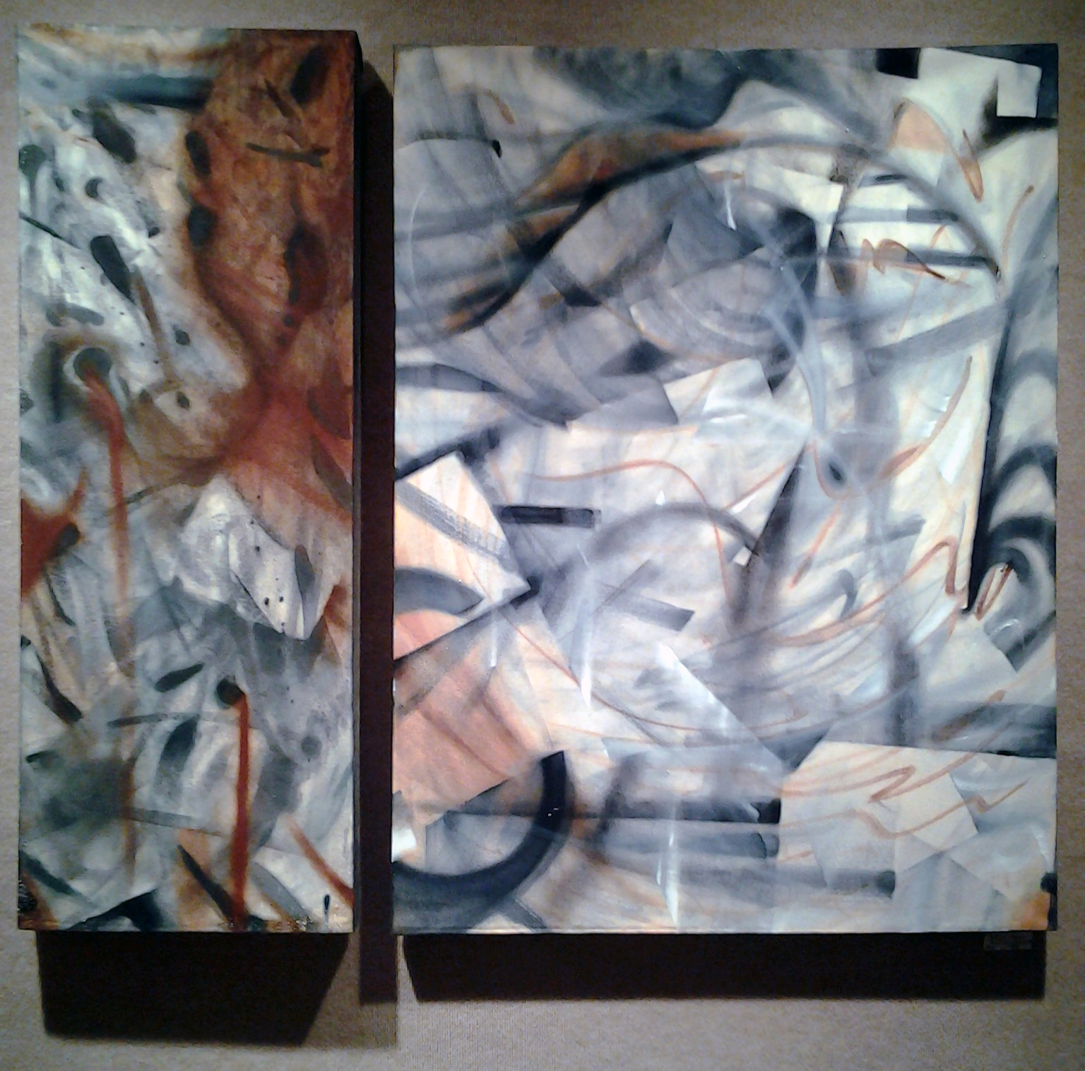 Diptych.  ArsTruly original.  Private collection.