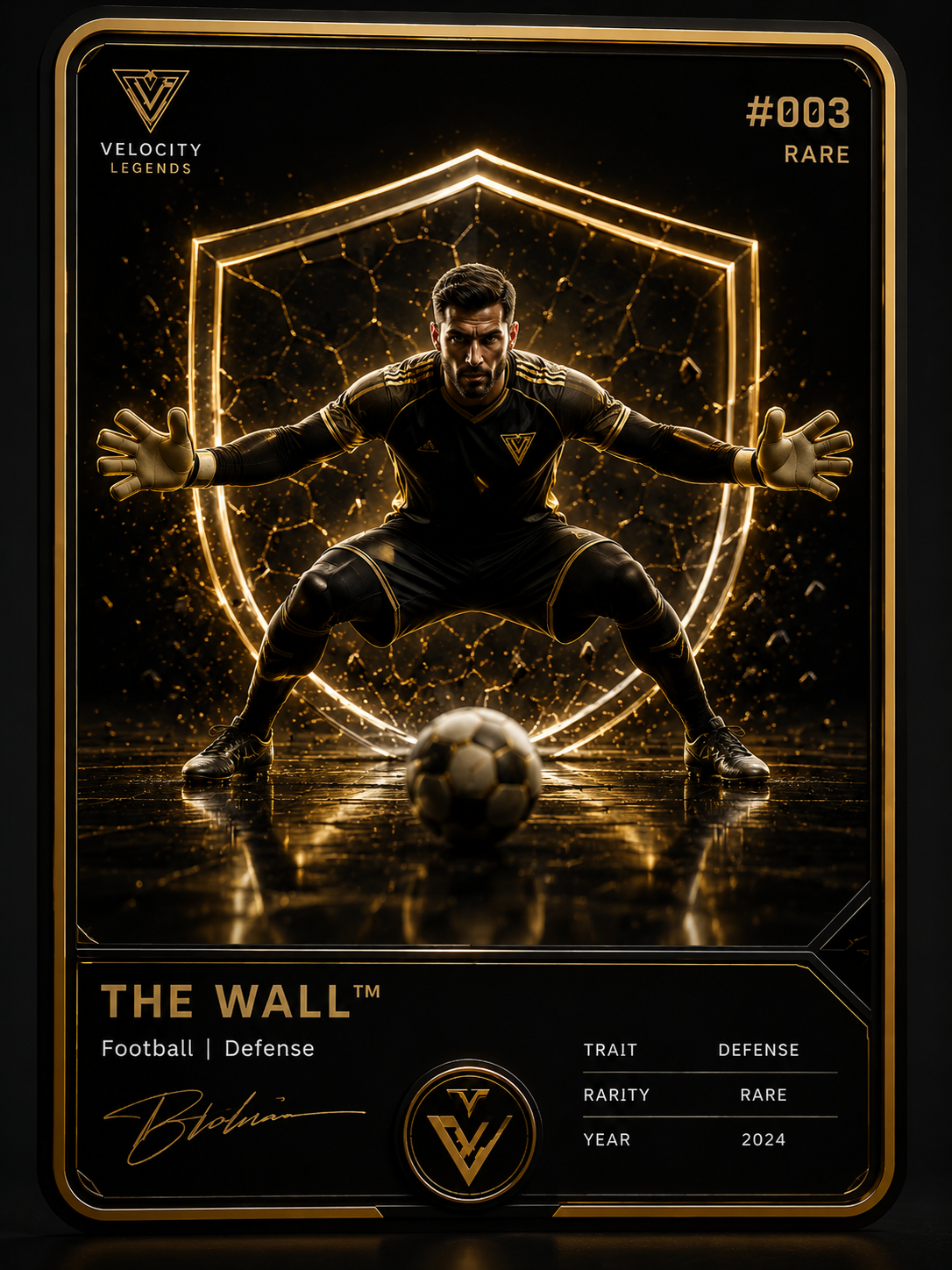 🛡 #003 — THE WALL™ Trait: Defense Rarity: Rare