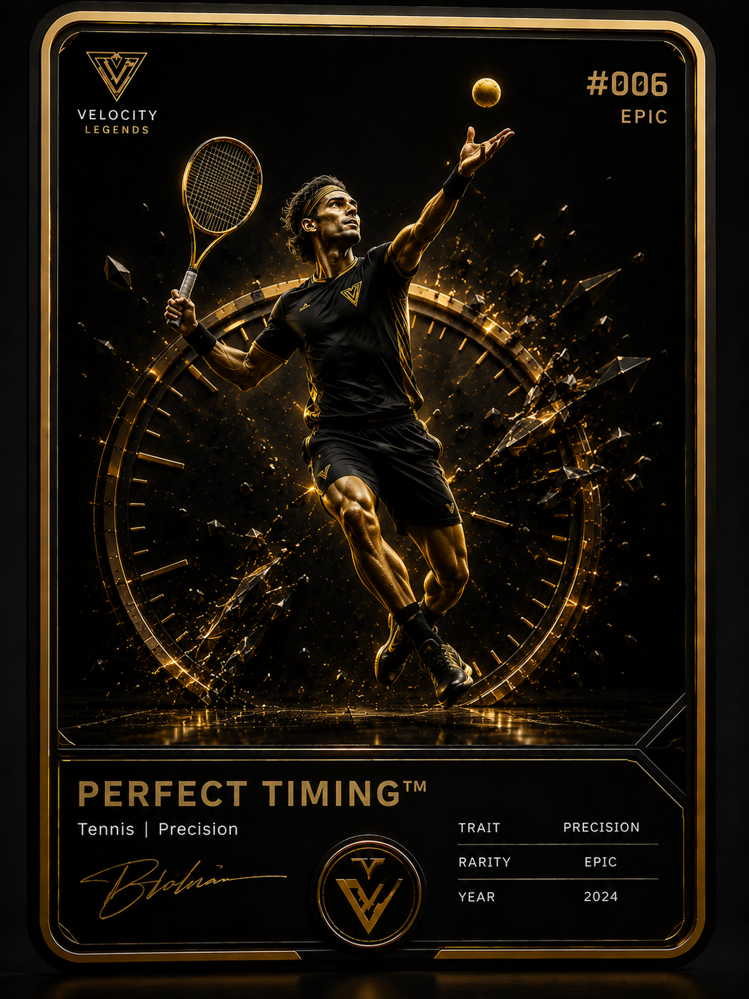🎾 #006 — PERFECT TIMING™ Trait: Precision Rarity: Epic