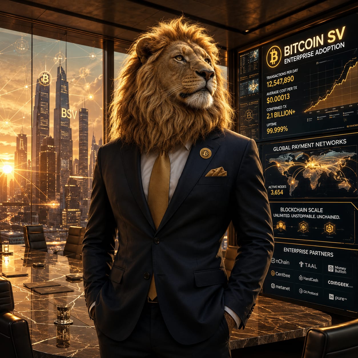 🦁👑 BSV Lion 👑🦁
BSV Futuremakers Collection 2 
If you send 1 BSV to my wallet, I'll send it to you.
…