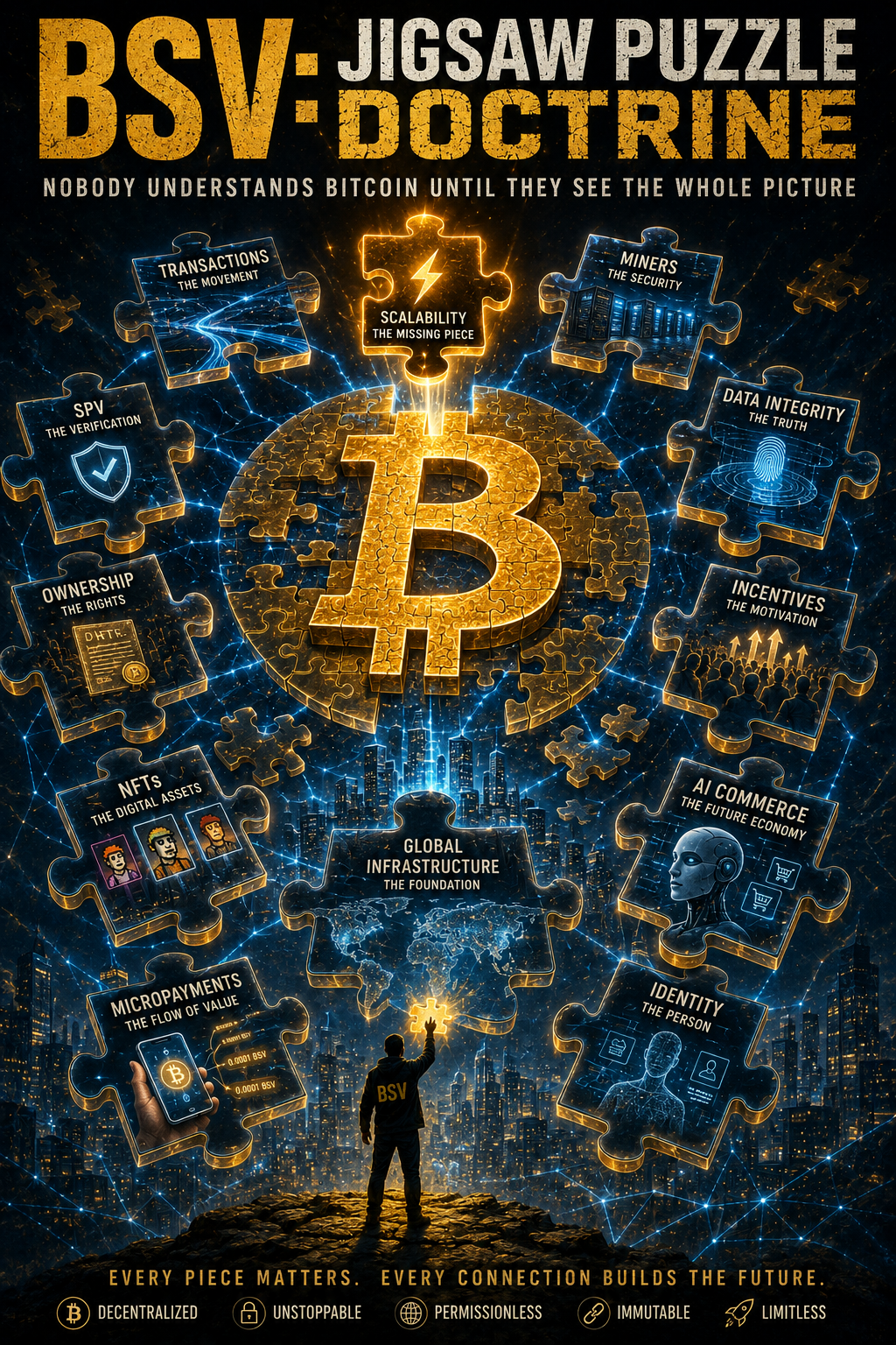 BSV: THE JIGSAW PUZZLE DOCTRINE
Why Nobody Understands Bitcoin Until They See The Whole Picture
Ope…