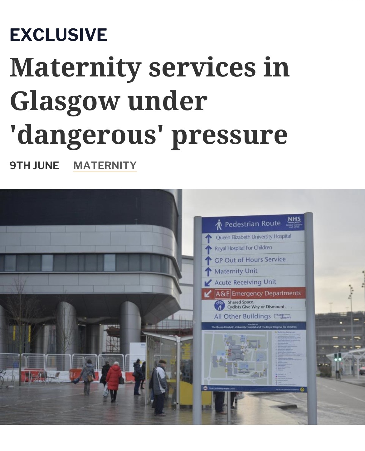 Glasgow maternity 
1986 V 2026 
Any difference? history repeating itself? Or Has it always been thi…