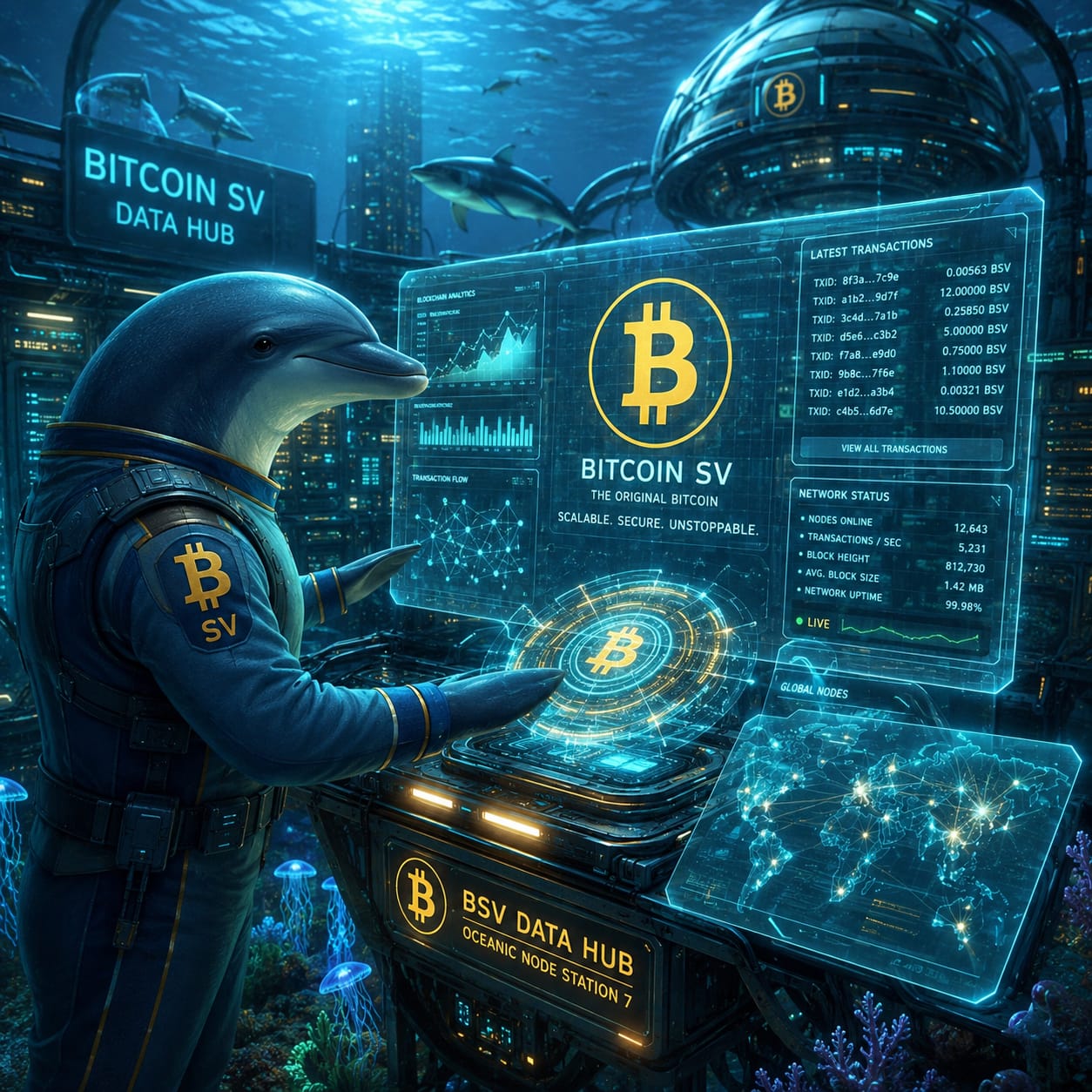 🐬🌊 BSV Dolphin 🌊🐬
BSV Futuremakers Collection 9
If you send 1 BSV to my wallet, I'll send it to you…
