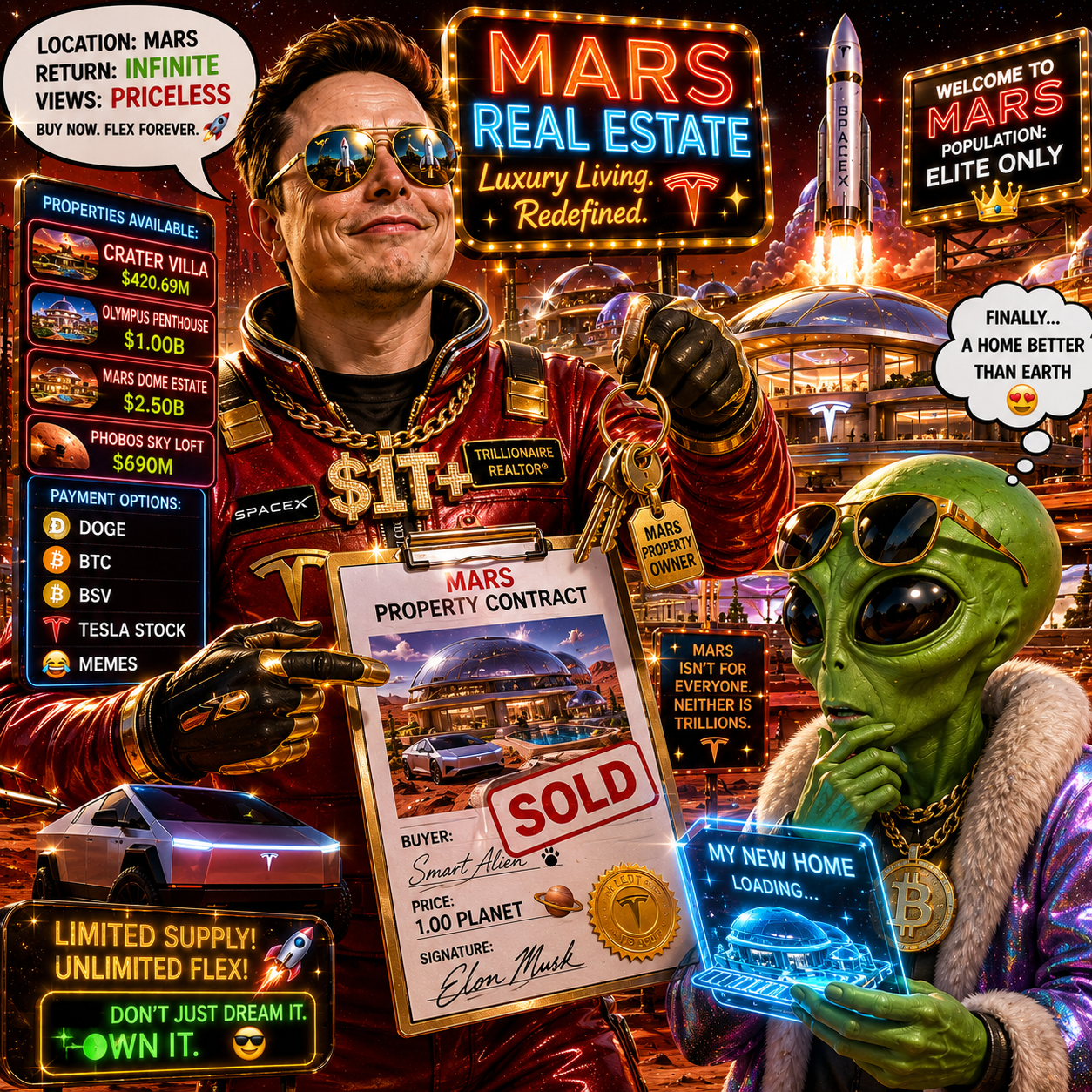🏠 ITEM #009 — Mars Real Estate Agent START BID: 9 BSV