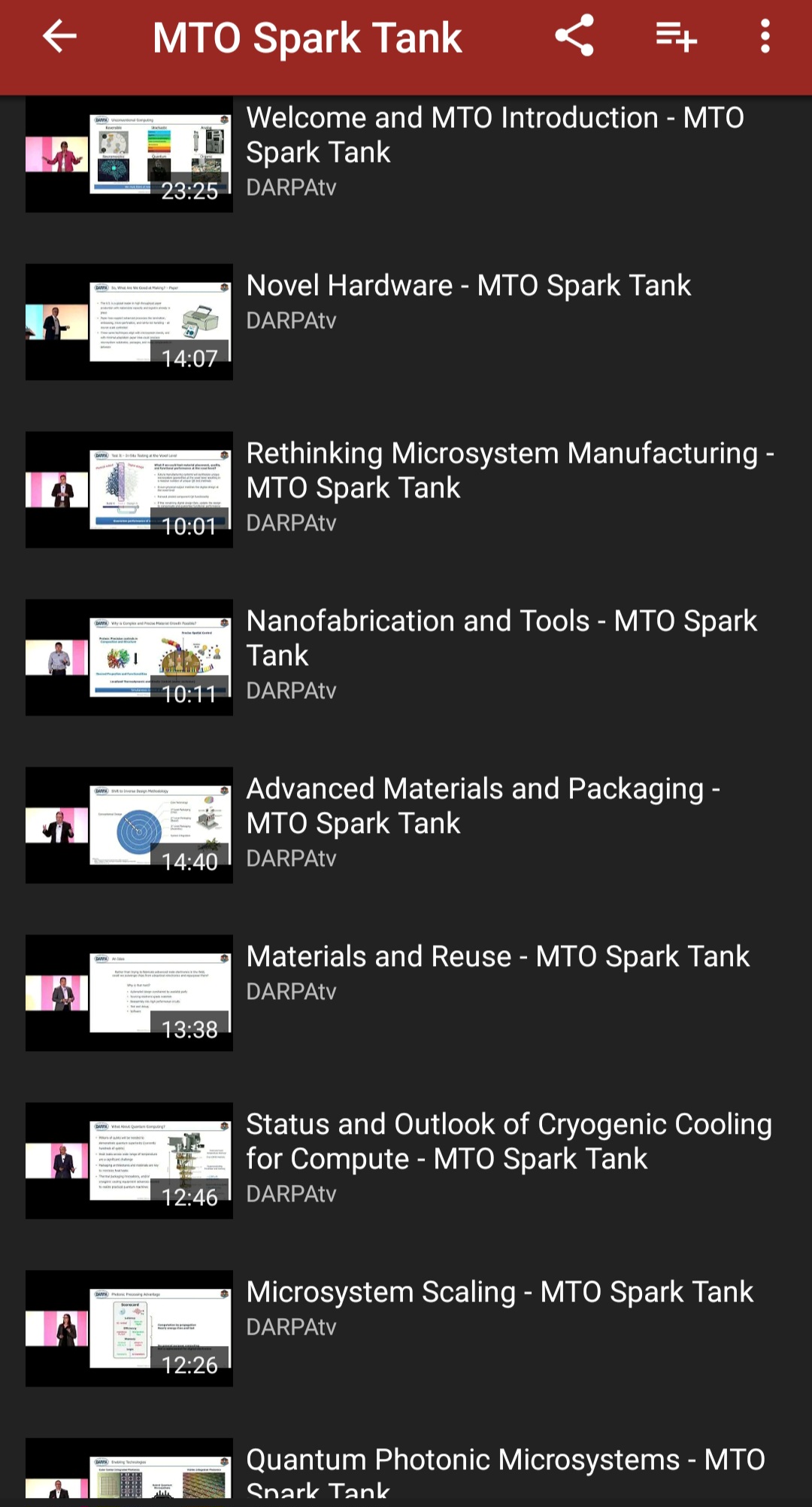 https://x.com/i/status/2031575605725057344

MTO Spark Tank

DARPAtv https://m.youtube.com/playlist?…