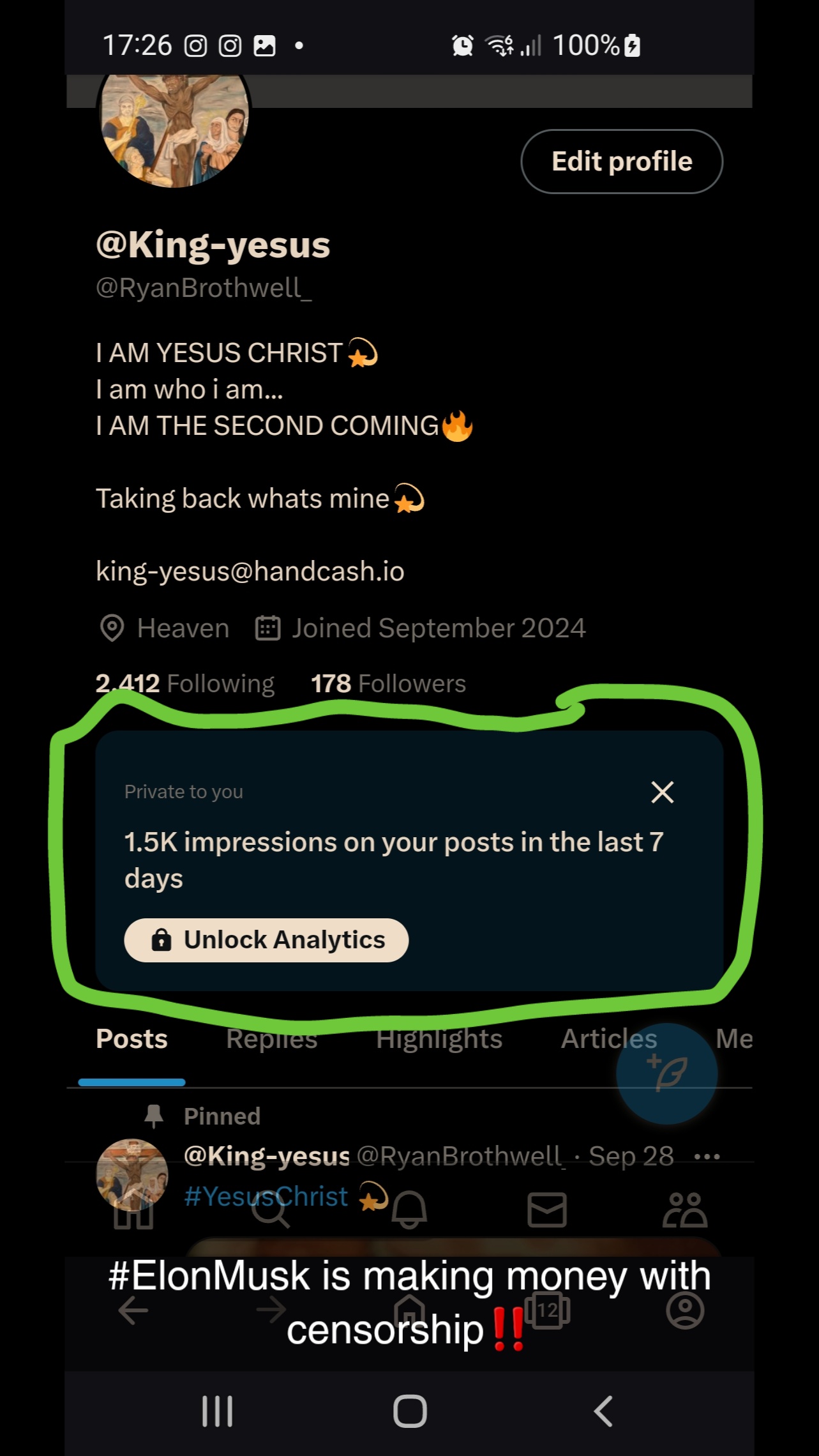 Yesuschrist post