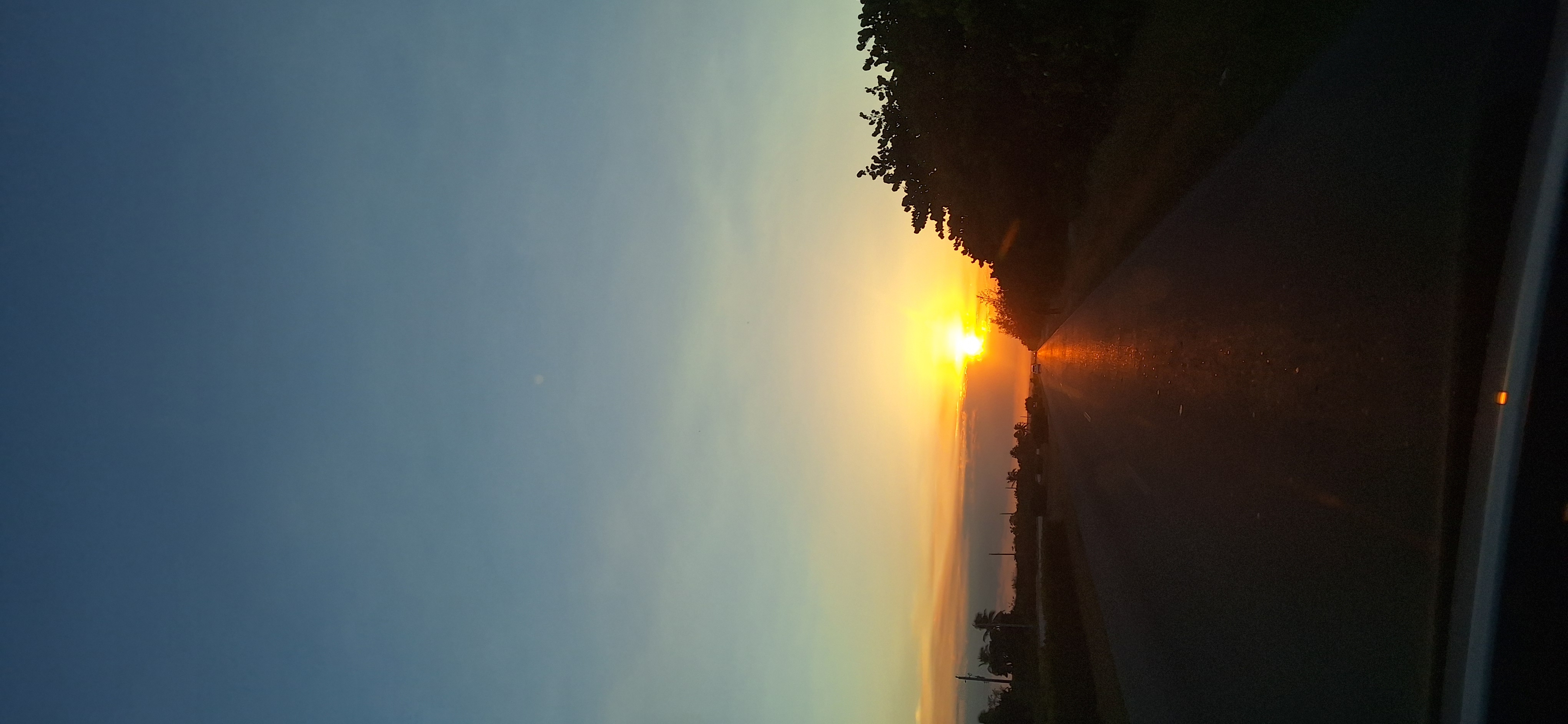 Yesterday's sunset.
