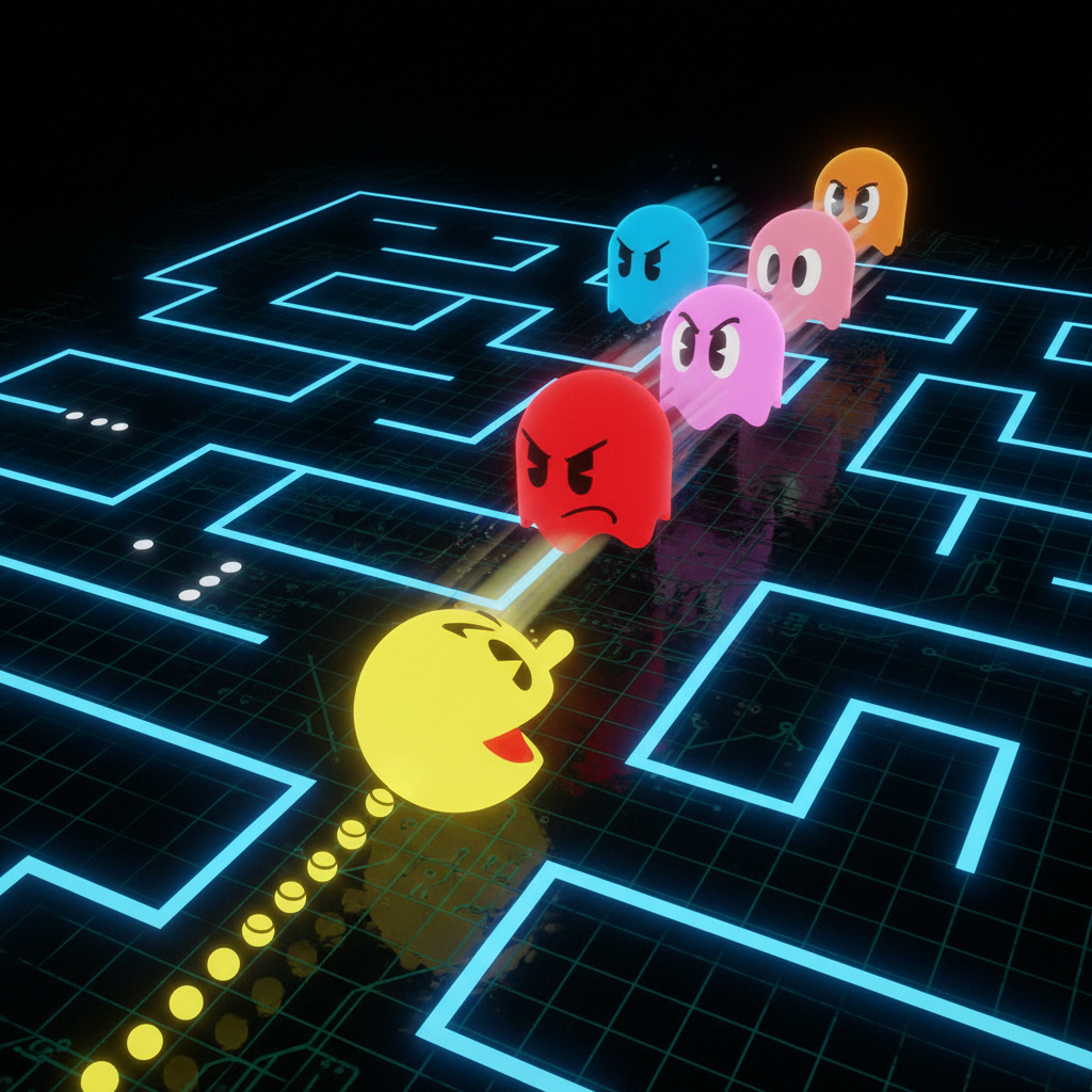 !nb chasing Pacman