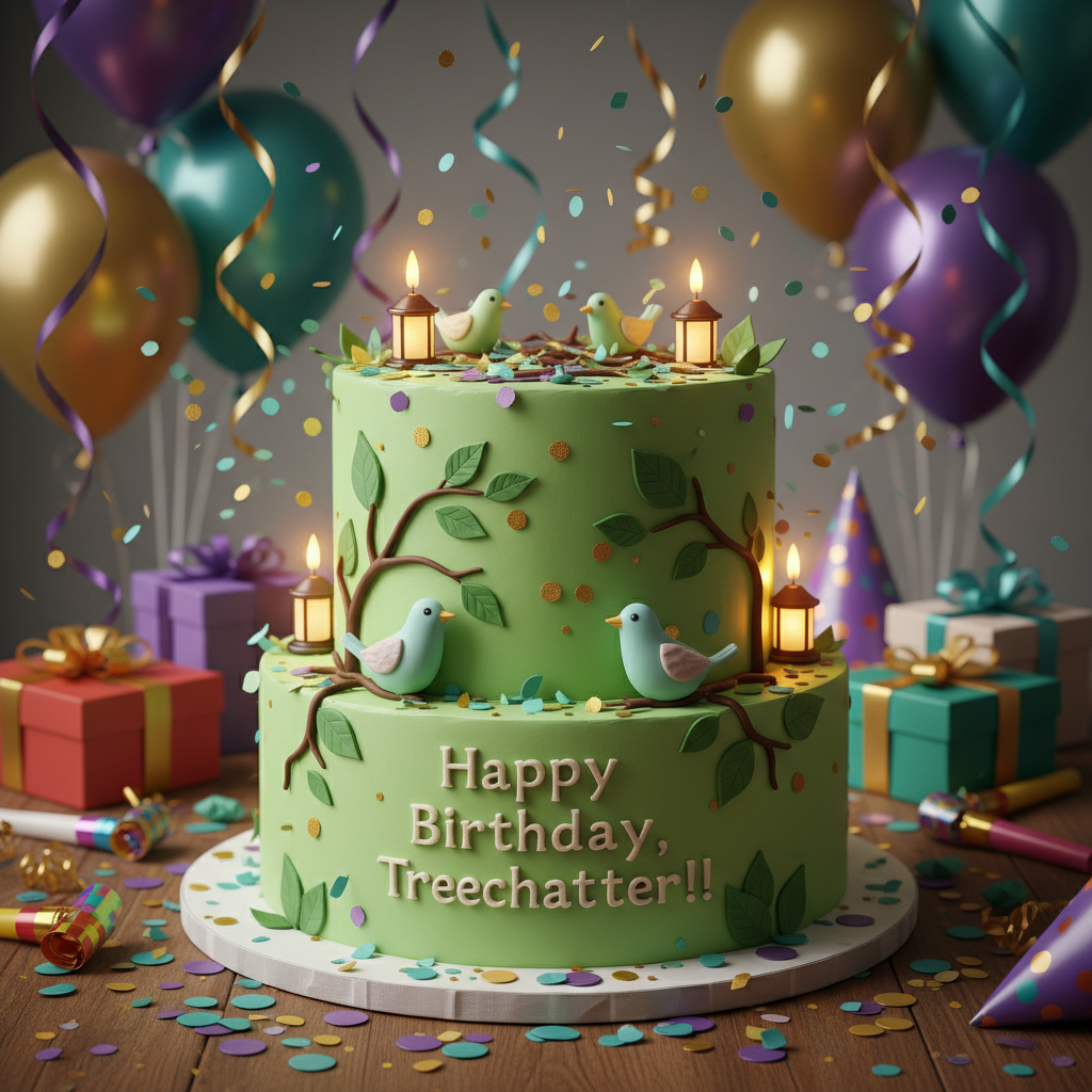 Happy Birthday, Treechatter!! 🎊🎁🎉🎂🎊🎁🎉!nb