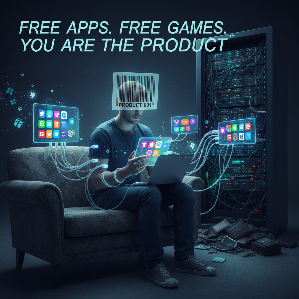 All those supposedly free social apps and games have made people numb to the reality they are the p…
